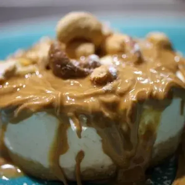 Cheese cake al caramello salato e nuts