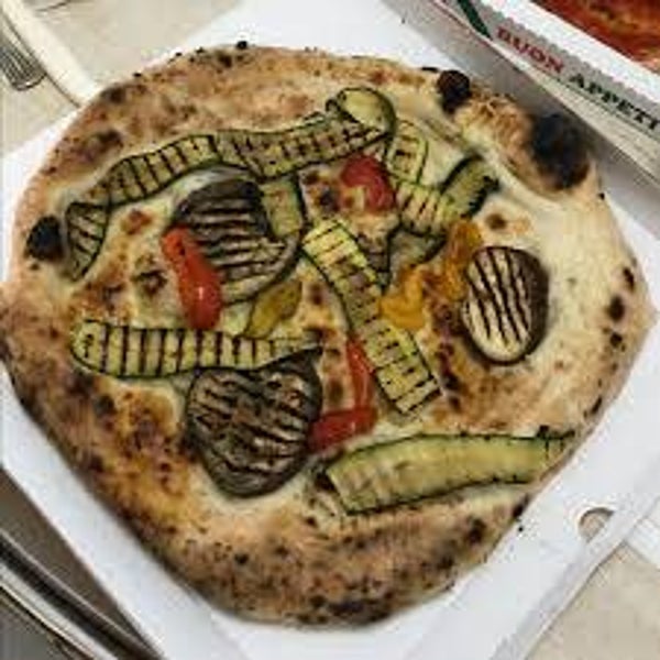 Focaccia con verdure grigliate