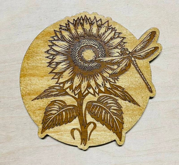 Sun Flower Dragonfly