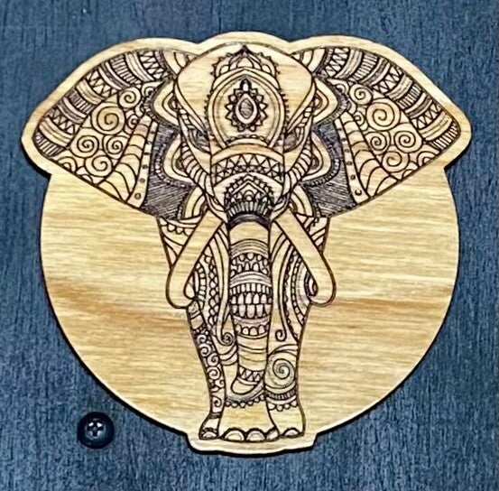 India Full Elephant Art