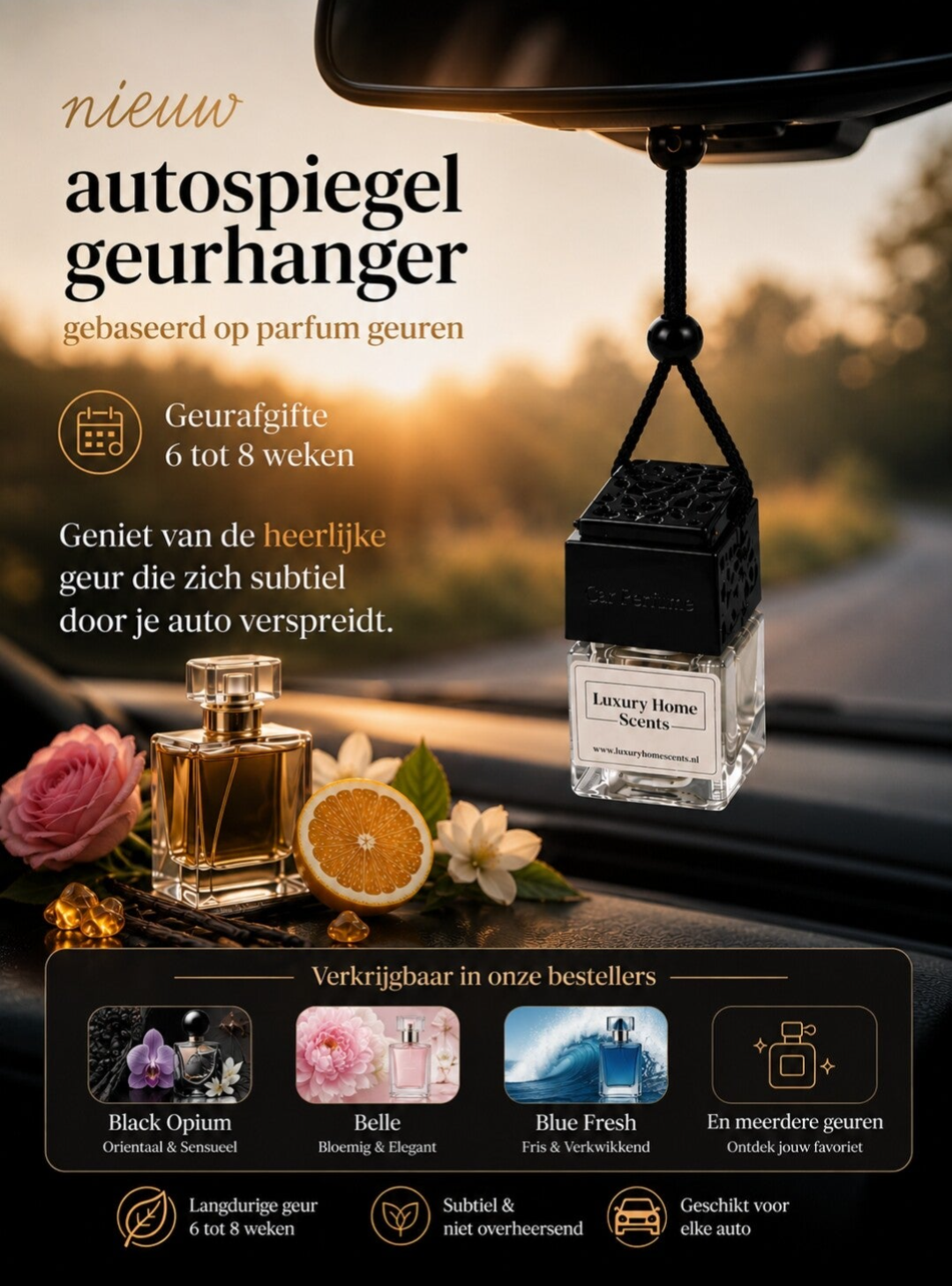 Luxury Autoparfum – Spiegelhanger