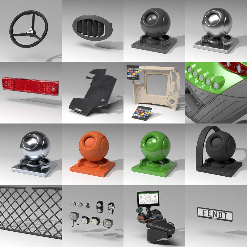 Gisbert Rueffert 3D-Artist Fendt Material Library