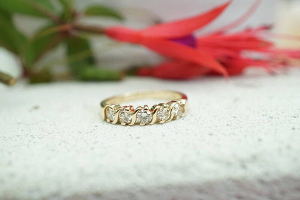 14 kt geelgoud 0,55 kt diamanten
