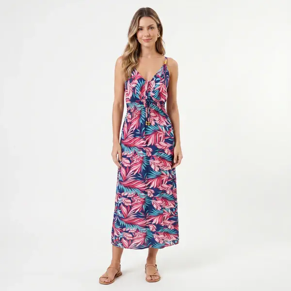 Robe d’été sans manches pour femme Fine Woman