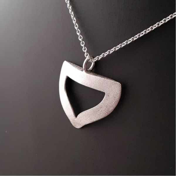 Hanger - Enkel mat - Zilver