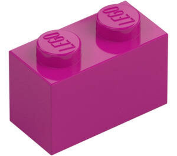 LEGO® 4519195 - BRICK 1X2 - BRIGHT REDDISH VIOLET