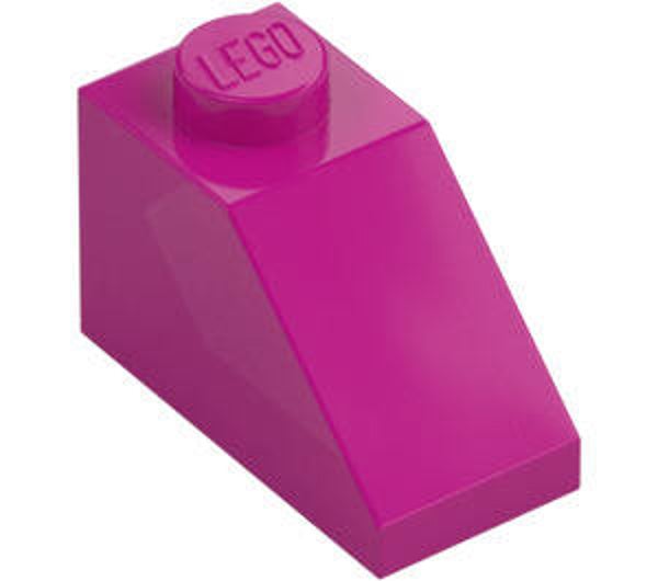 LEGO® 4625626 - SLOPE 1X2, 45° - BRIGHT REDDISH VIOLET