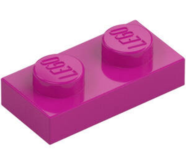 LEGO® 6103415 - PLATE 1X2 - BRIGHT REDDISH VIOLET
