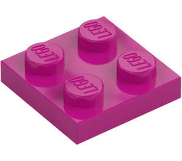 LEGO® 6109930 - PLATE 2X2 - BRIGHT REDDISH VIOLET