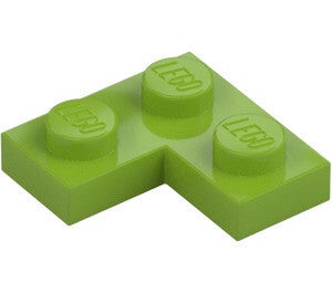 LEGO® 4633822 - CORNER PLATE 1X2X2 - BRIGHT YELLOWISH GREEN