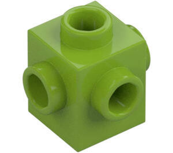 LEGO® 6174006 - BRICK 1X1 WITH 4 KNOBS - BRIGHT YELLOWISH GREEN