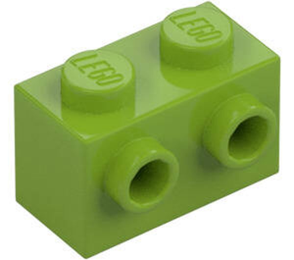 LEGO® 6208291 - BRICK 1X2 WITH 2 KNOBS - BRIGHT YELLOWISH GREEN