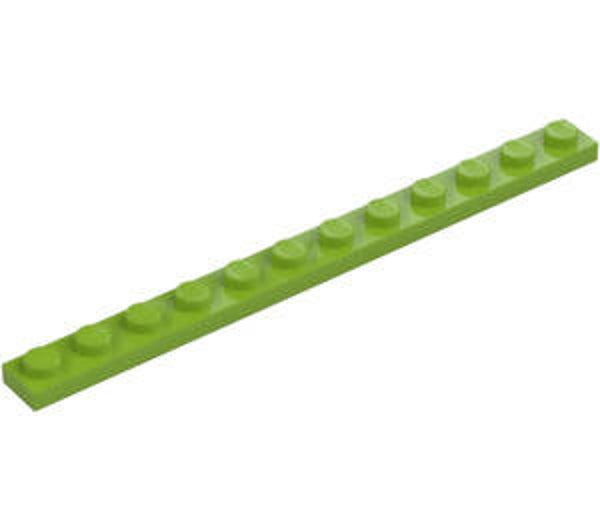 LEGO® 6392869 - PLATE 1X12 - BRIGHT YELLOWISH GREEN