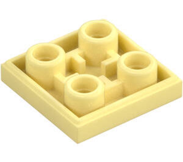 LEGO® 6298527 - TILE 2X2 INVERTED - COOL YELLOW