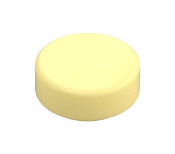 LEGO® 6343806 - TILE 1X1 ROUND - COOL YELLOW