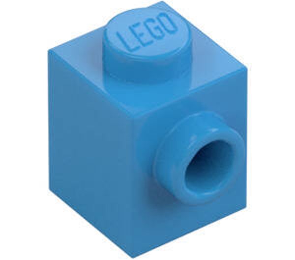 LEGO® 6004938 - BRICK 1X1 WITH 1 KNOB - DARK AZUR