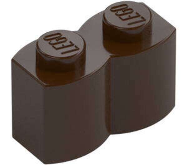 LEGO® 4519970 - PALISADE BRICK 1X2 - DARK BROWN