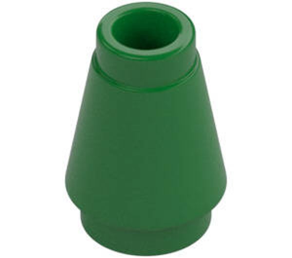 LEGO® 4529239 - CONE SMALL 1X1 - DARK GREEN