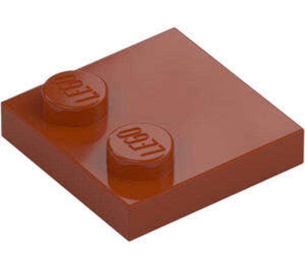 LEGO® 6394948 - PLATE 2X2 WITH TWO STUDS - DARK ORANGE