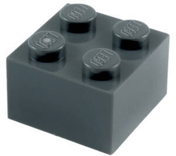 LEGO® 4211060 - BRICK 2X2 - DARK STONE GRAY