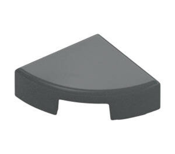 LEGO® 6199549 - 1/4 CIRCLE TILE 1X1 - DARK STONE GRAY