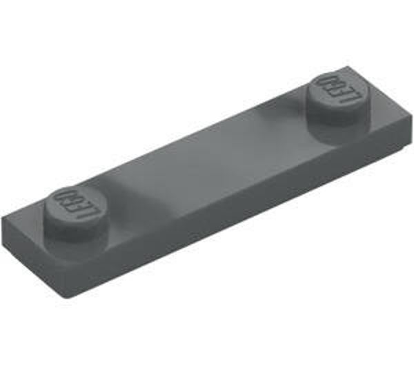 LEGO® 6257592 - PLATE 1X4 WITH TWO STUDS - DARK STONE GRAY