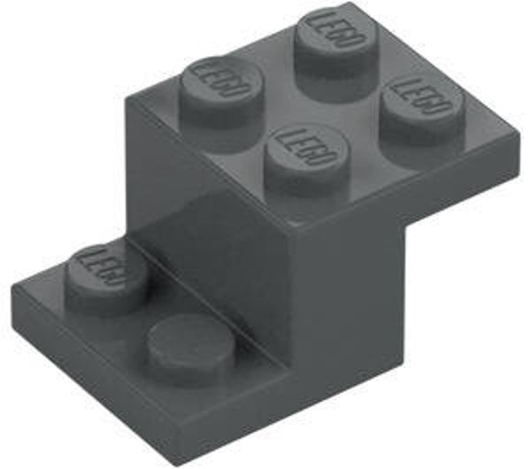 LEGO® 6395363 - BRICK 2X3X1 1/3 WITH PLATE - DARK STONE GRAY