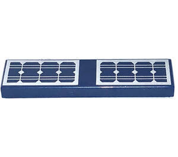 LEGO® 6215341 - TILE 1X4 WITH SOLAR PANEL - EARTH BLUE