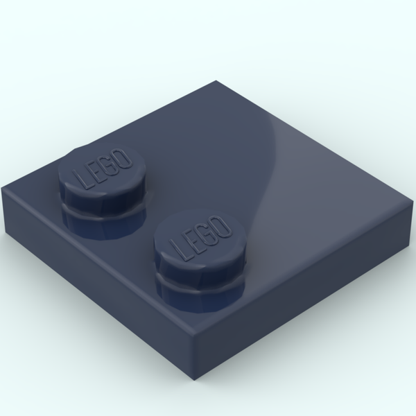 LEGO® 6214810 - PLATE 2X2 WITH TWO STUDS - EARTH BLUE