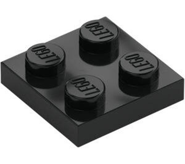 LEGO® 302226 - PLATE 2X2 - BLACK