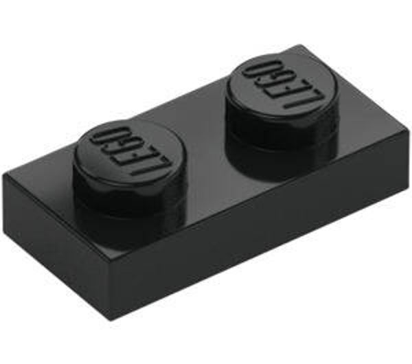 LEGO® 302326 - PLATE 1X2 - BLACK