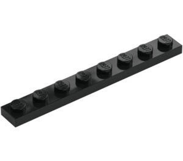 LEGO® 346026 - PLATE 1X8 - BLACK