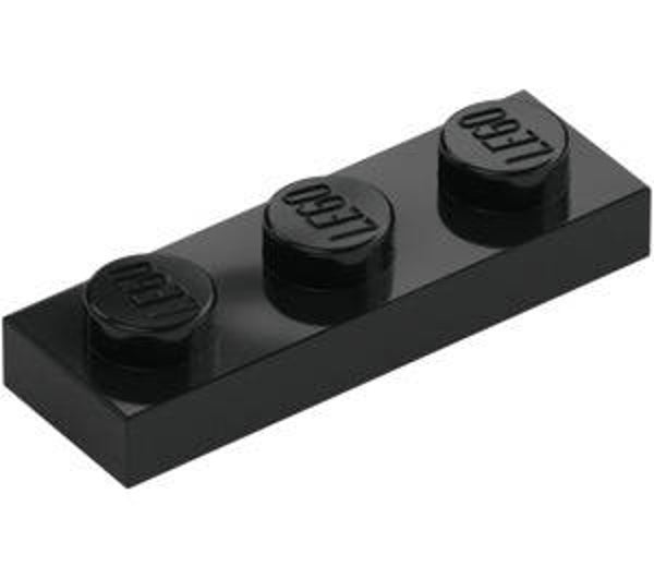 LEGO® 362326 - PLATE 1X3 - BLACK