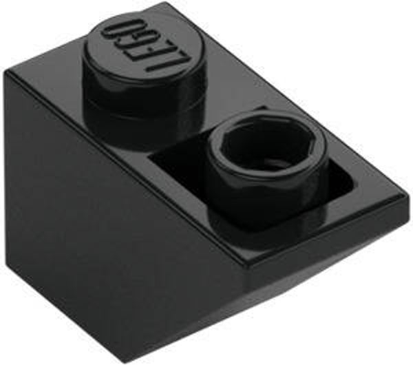 LEGO® 366526 - SLOPE 1X2, 45°, INVERTED - BLACK