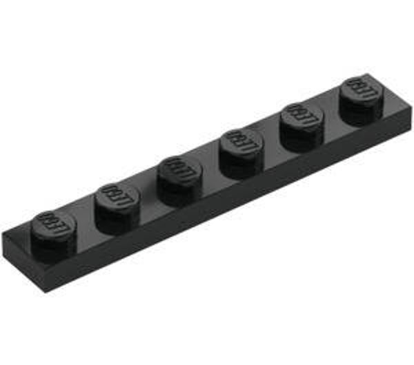 LEGO® 366626 - PLATE 1X6 - BLACK