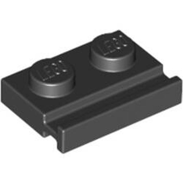 LEGO® 4107761 - PLATE 1X2 WITH SLIDE - BLACK