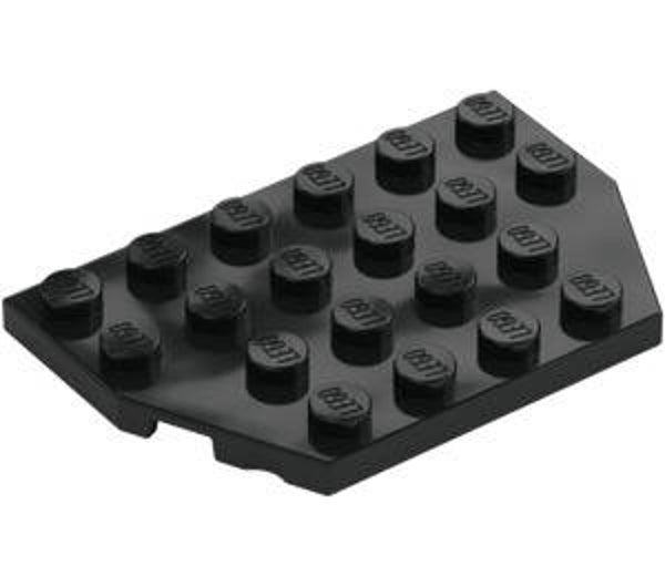 LEGO® 4129572 - PLATE 4X6, 26° - BLACK