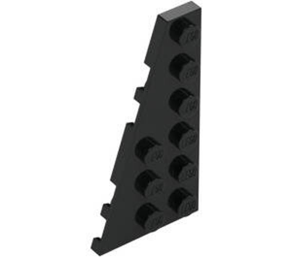 LEGO® 4283047 - LEFT PLATE 3X6 WITH ANGLE - BLACK