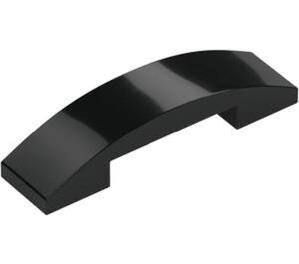 LEGO® 4613153 - PLATE 1X4X2/3 WITH BOW - BLACK