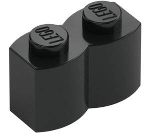 LEGO® 4644456 - PALISADE BRICK 1X2 - BLACK