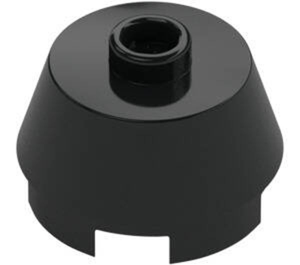 LEGO® 4653822 - BRICK 2X2 ROUND, SLOPE WITH KNOB - BLACK