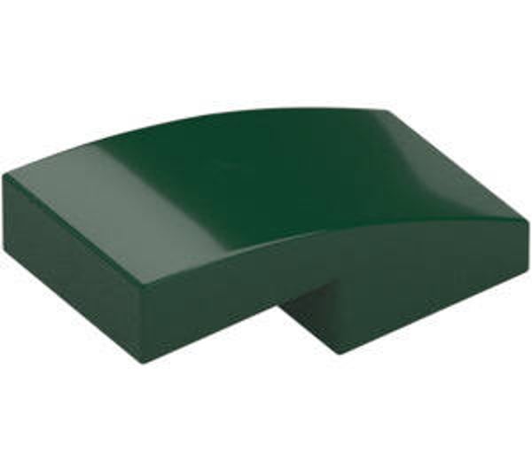 LEGO® 6055225 - PLATE 1X2X2/3 WITH BOW - EARTH GREEN