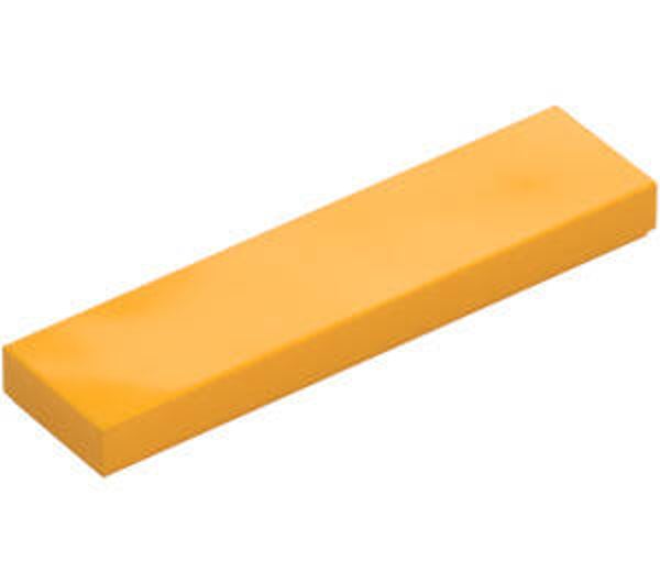 LEGO® 6072668 - TILE 1X4 - FLAME YELLOWISH ORANGE