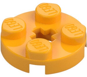 LEGO® 6385485 - ROUND PLATE 2X2 - FLAME YELLOWISH ORANGE