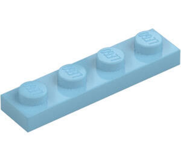 LEGO® 6070757 - PLATE 1X4 - MEDIUM AZUR