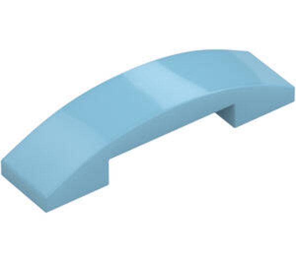 LEGO® 6097093 - PLATE 1X4X2/3 WITH BOW - MEDIUM AZUR