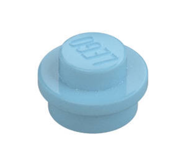 LEGO® 6102986 - ROUND PLATE 1X1 - MEDIUM AZUR