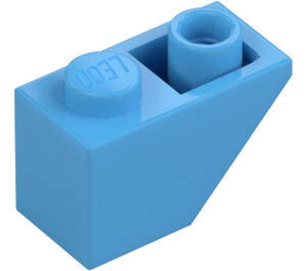 LEGO® 4598015 - SLOPE 1X2, 45°, INVERTED - MEDIUM BLUE