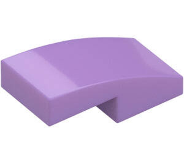 LEGO® 6136331 - PLATE 1X2X2/3 WITH BOW - MEDIUM LAVENDER