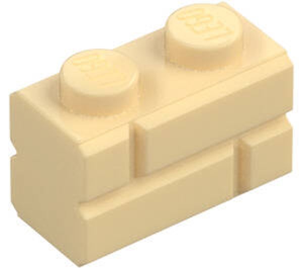 LEGO® 6148262 - PROFILE BRICK 1X2 SINGLE GROOVE - BRICK YELLOW
